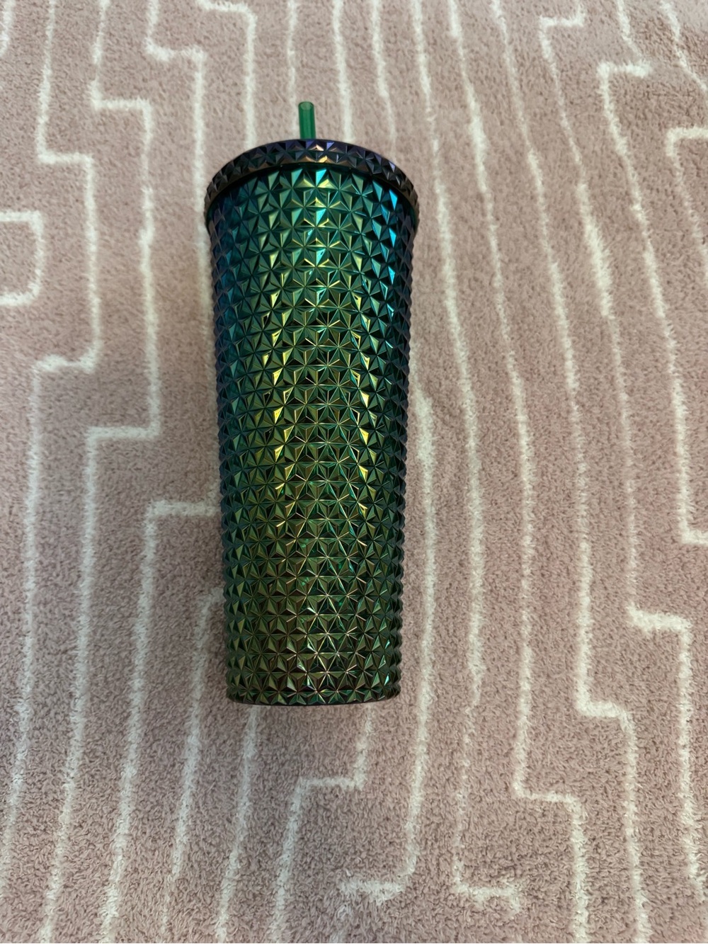 Holiday Time 26 oz. Iridescent Textured Tumbler